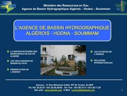 l’agence de Bassin Hydrographique Algerois-Hodna-Soummam (ABH-AHS)